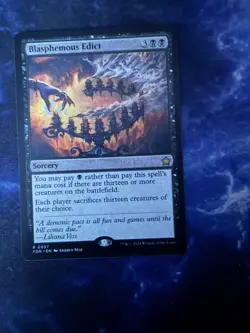 Blasphemous Edict - #57 - Foundations - NM MTG - Image 1