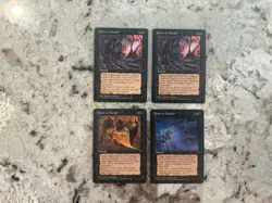 Mtg Hymn To Tourach x4 - Magic the Gathering Hymn To Tourach Lp-Played - Image 1