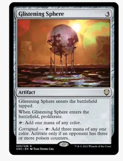 1x MTG Glistening Sphere - Phyrexia AWBO Rare Artifact! NM Mint - Image 1
