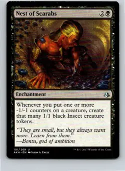 Magic the Gathering Nest of Scarabs Amonkhet MTG Free Shipping! - Image 1