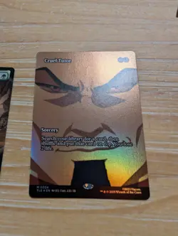 2025 Magic Cruel Tutor Borderless Foil Mtg Avatar Pack Fresh - Image 1
