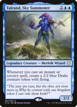 Talrand, Sky Summoner [Commander 2019] Magic MTG - Image 1