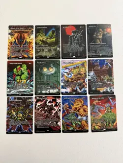 MTG Magic Gathering Teenage Mutant Ninja Turtles MYTHIC and Borderless LOT (12) - Image 1