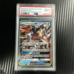 2019 POKEMON SM BLACK STAR PROMO #SM197 GRENINJA GX PSA 10 - Image 2