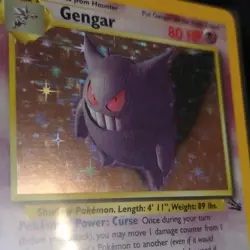 Pokemon TCG Gengar Unnumbered Promo 94 Holo Japanese 80 HP Stage 2 Card - Image 2