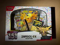 Pokemon TCG Scarlet & Violet 151 Zapdos EX Box New Factory Sealed - Image 1