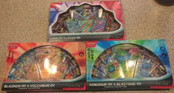 Pokemon Sealed Premium Collection Lot Of 3 - Blaziken ex, Venusaur ex, Lugia ex - Image 1