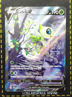 2021 POKEMON SWSH #245/264 CELEBI V FUSION STRIKE - Image 1