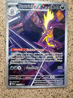 TOXTRICITY 103/094 ILLUSTRATION RARE PHANTASMAL FLAMES POKEMON NM/M - Image 1