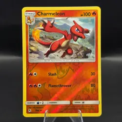 Charmeleon 8/68 Reverse Holo S&M Hidden Fates Pokemon 2019 NM - Image 1
