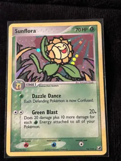 Pokemon Sunflora Holo Unseen Forces 16/115 LP Holo 2005 - Image 1
