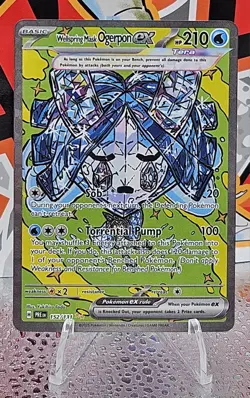 Pokemon TCG Wellspring Mask Ogerpon EX 152/131 Prismatic Evolutions NM - Image 1