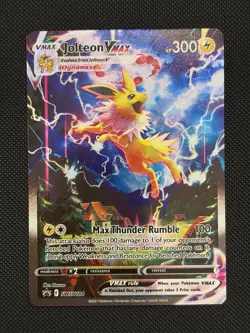 Jolteon VMAX SWSH184 Pokemon TCG Sword & Shield Black Star Promo Mint Condition - Image 1