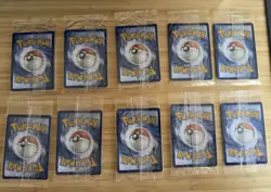 Pokemon TCG Lucario VStar SWSH291 Black Star Promo NM Sealed Lot Of 10 - Lot B - Image 2