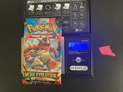 22.40g VERY HEAVY MEGA EVOLUTION Pokemon Sealed Booster Pack New SIR/HRU - Image 1