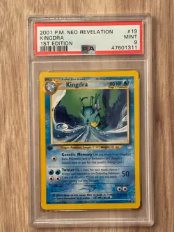 Pokemon 1st Edition Neo Revelation KINGDRA 19/64 PSA 9 GEM MINT # 47601311 - Image 2