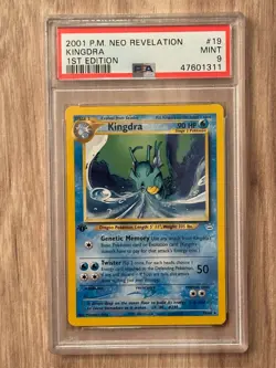 Pokemon 1st Edition Neo Revelation KINGDRA 19/64 PSA 9 GEM MINT # 47601311 - Image 3