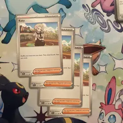 4x Katy 177/198 Scarlet & Violet Base Pokemon TCG - Trainer Playset - Image 1