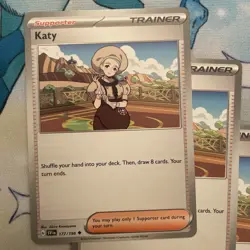4x Katy 177/198 Scarlet & Violet Base Pokemon TCG - Trainer Playset - Image 2