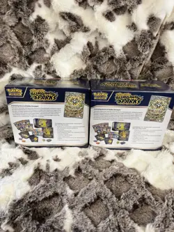 Set of 2 Pokemon TCG Surging Sparks Elite Trainer Box Factory Sealed - Image 3