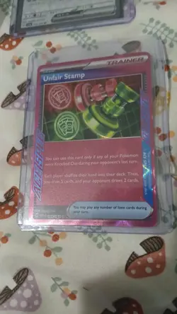 Pokemon TCG Unfair Stamp 165/167 Twilight Masquerade ACE SPEC Rare - Image 1
