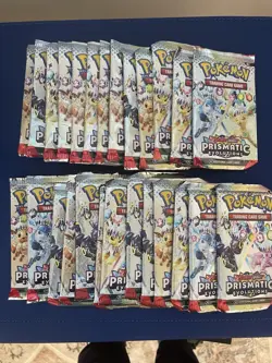 26 Prismatic Evolution Packs Pokemon TCG Sealed Booster Packs - Image 1