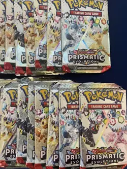 26 Prismatic Evolution Packs Pokemon TCG Sealed Booster Packs - Image 3