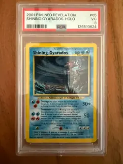 Pokemon · Shining Gyarados · Neo Revelation · 65/64 · Englisch · 2001 · PSA 3 - Image 3