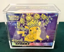 Pokemon TCG Surging Sparks Pokemon Center ETB + Acrylic Case - Sealed ✅ #1 - Image 1