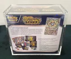 Pokemon TCG Surging Sparks Pokemon Center ETB + Acrylic Case - Sealed ✅ #1 - Image 2