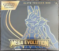 Pokemon TCG Elite Trainer Box (ETB) Mega Evolution Mega Lucario Sealed - Image 1