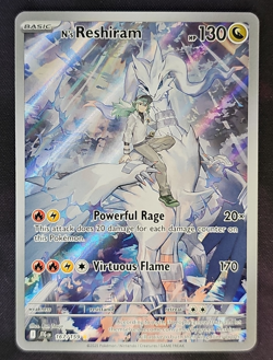 N’s Reshiram 167/159 Illustration Rare IR SV Journey Together Pokemon NM/M - Image 1