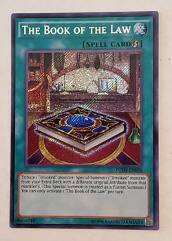 Yu-Gi-Oh The Book of the Law Secret Rare FUEN-EN036 - Image 1