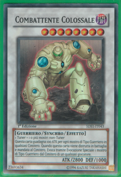 COMBATTENTE COLOSSALE • (Colossal Fighter) • Super R • 5DS1 IT043 • 1Ed • Yugioh - Image 1