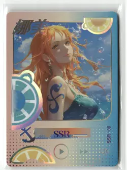 NAMI SSR SSR- 06 I'm Determined One Piece Anime Collectible Card - Image 1