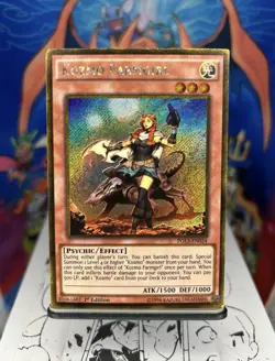 Yugioh Kozmo Farmgirl PGL3-EN024 1st Edition Gold Secret Rare TCG Card - Image 1