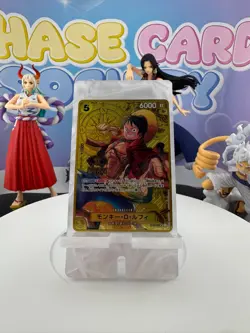 ST13-015 Luffy 2nd Anniversary SR Japanese One Piece Card Game Gold Foil NM - Image 2