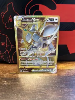 Arceus VSTAR Gold Holo Pokemon TCG Card 184/172 Brilliant Stars Secret Rare - Image 1