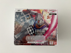 SEALED Gundam Card Game Newtype Rising GD01 Booster Box - 24 Booster Packs - Image 1