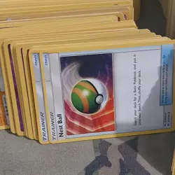 Pokemon TCG Mixed Card Lot Xurkitree Treecko Nest Ball Regular Holo w/ Sleeves - Image 4
