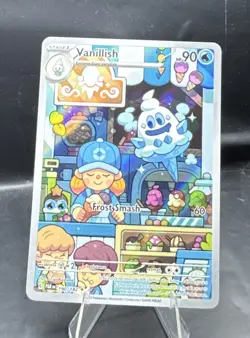 Pokemon TCG Vanillish Paradox Rift 190/182 Holo Illustration Rare Card - Image 1