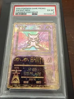 Pokemon TCG Ancient Mew Promo Holo PSA 6 2000 Movie 1 30 HP Psychic Card - Image 1