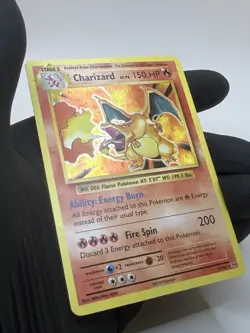 Pokemon TCG XY Evolutions Charizard Holo Rare Card 11/108 Near Mint Condition - Image 3