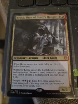 Kroxa, Titan of Death's Hunger, Mythic Rare, Theros Beyond Death, Magic Card - Image 1