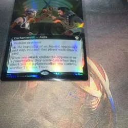 Tenuous Truce - EXTENDED ART - FOIL - Commander: Streets of New Capenna - MTG - Image 4