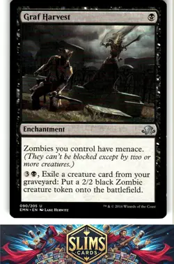 Magic the Gathering MTG Eldritch Moon Graf Harvest #90 Buy 2 Get 1 - Image 1