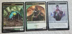 MTG GRN Insect Token 005 Elf Knight 006 Emblem 007 Free Shipping - Image 1