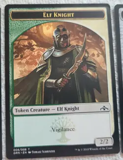 MTG GRN Insect Token 005 Elf Knight 006 Emblem 007 Free Shipping - Image 3