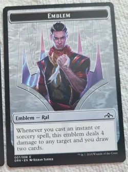 MTG GRN Insect Token 005 Elf Knight 006 Emblem 007 Free Shipping - Image 4