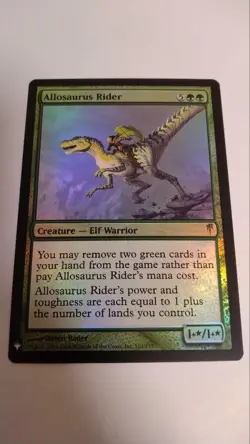 Mtg Allosaurus Rider English Version Foil - Image 1